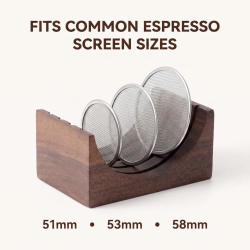 Espresso Puck Screen Walnut