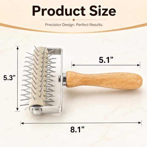 Pizza Dough Docker Roller Stainless Steel