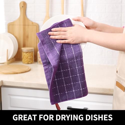 100% Cotton Terry Kitchen Dish Cloths (8 Count)