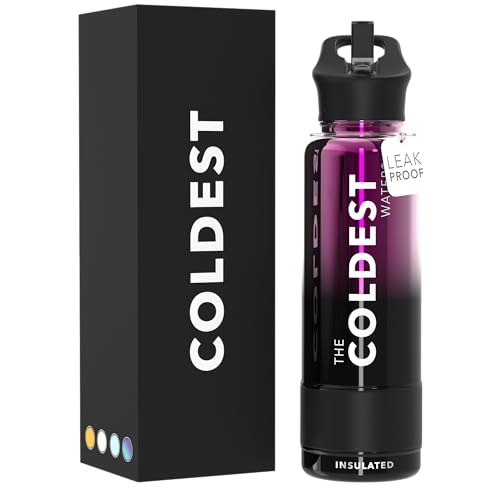 Coldest Insulated Water Bottle with Straw Lid