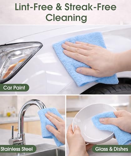 Microfiber Cleaning Cloth Roll (100 Count)
