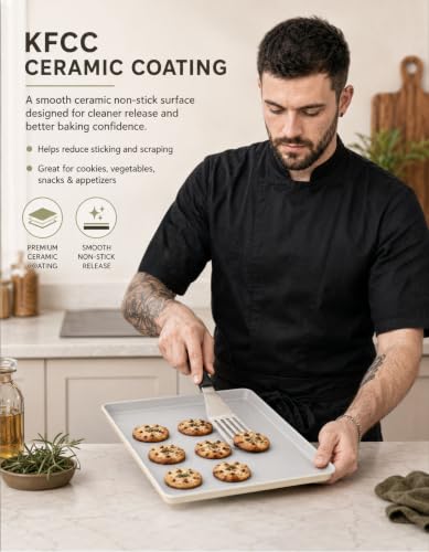 Ceramic Baking Sheet 15" x 10" Quarter Sheet Pan