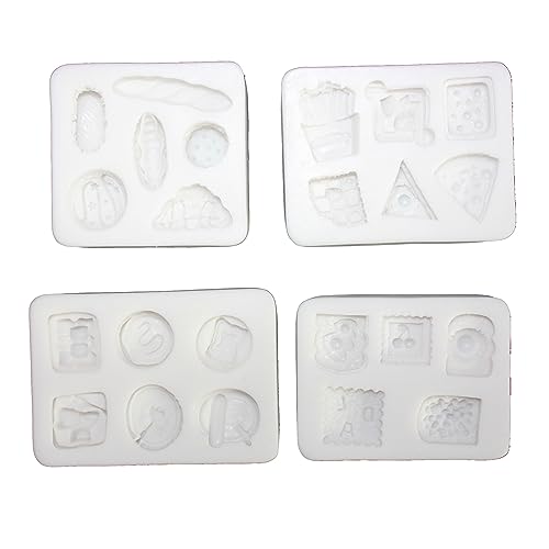 Lovely Small Items Silicone Fondant Molds Set For Cake Topper