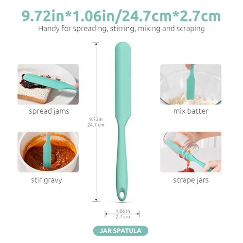 Skinny Silicone Jar Spatula Scraper