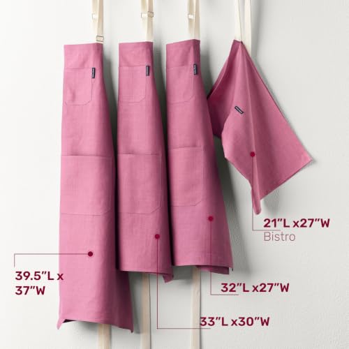 100% Pure Linen Kitchen Apron