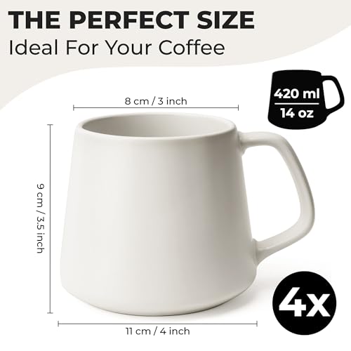 Coffee Mugs Set of 4