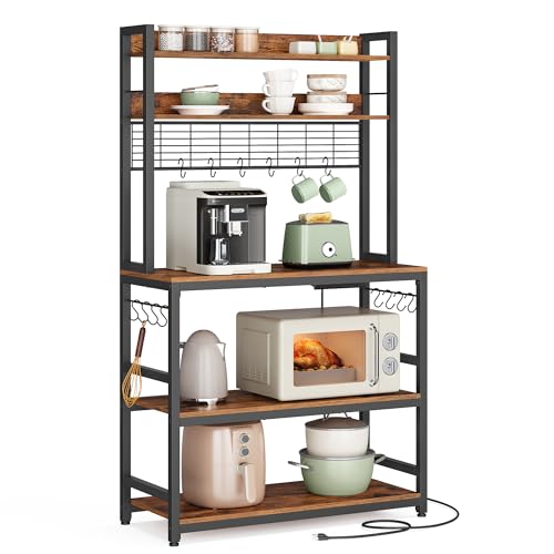 Bakers Rack with Power Outlet