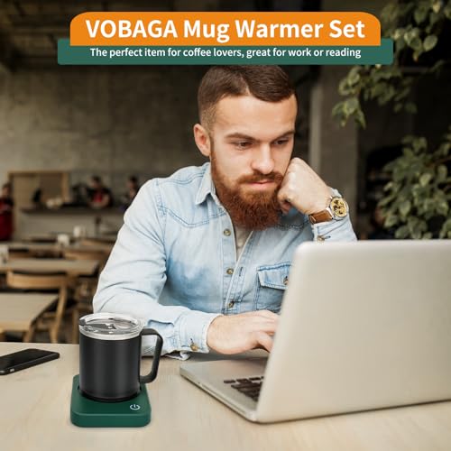 Coffee Mug Warmer Set with Auto Shut Off