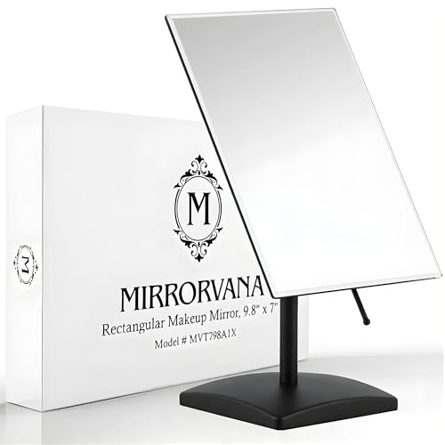 Large Adjustable Table Desk Mirror with Stand