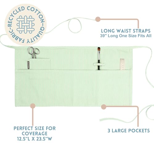 Chef Waist Aprons for Women with Pockets