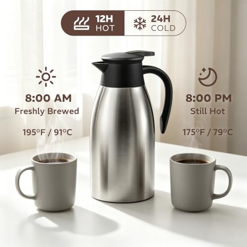 Thermal Coffee Carafe for Keeping Hot