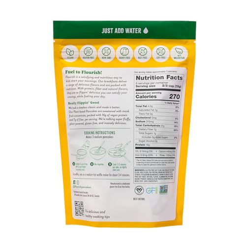 Plant Based Protein Pancake & Waffle Mix (15.16 Ounce)