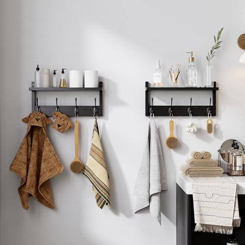 Coat Rack with Shelf (2 Count)