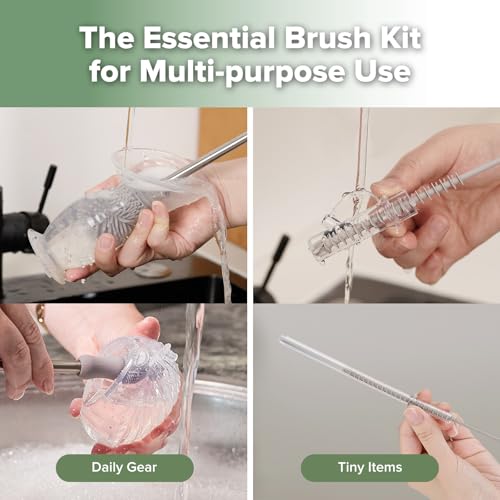 Silicone Cleaning Brush Kit