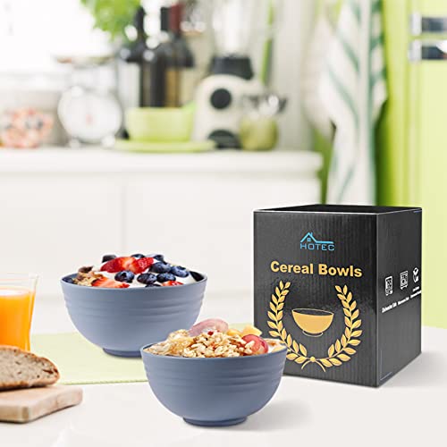 BPA Free Unbreakable Wheat Straw Cereal Bowls (26 Count)