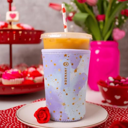 JavaSok Iced Coffee & Cold Soda Insulated Neoprene Cup Sleeve