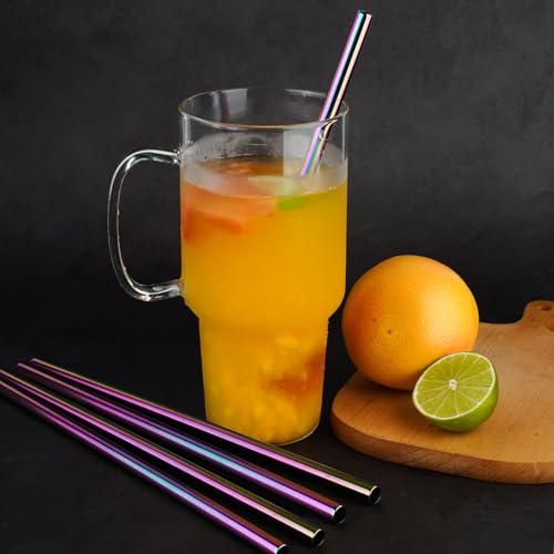 8PCS Stainless Steel Straws Fit for 40oz Stanley Tumblers (8 Count)