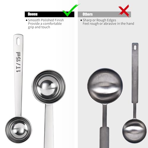 Metal 4.3in Long Handle Coffee Scoop for Ground Coffee