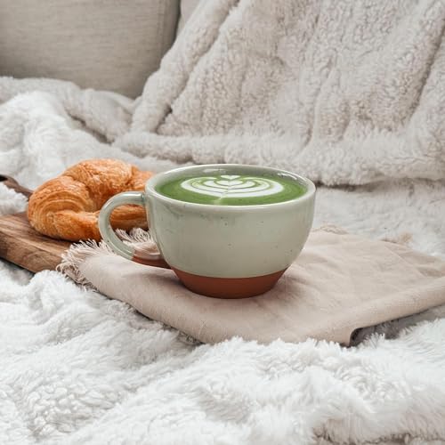 Mora Ceramic Latte Art Mug With Saucer