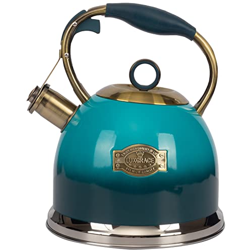 Tea Kettle 3.0 Quart Tea Kettles Stovetop Whistling Teapot Stainless Steel Tea Pots for Stove Top Whistle Tea Pot