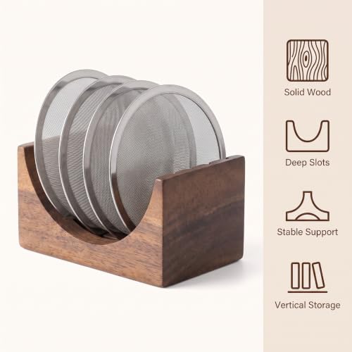 Espresso Puck Screen Walnut