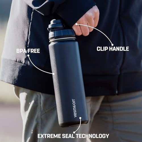 Vessence 32 Oz Stainless Steel Tea Infuser Bottle for Loose Leaf Tea