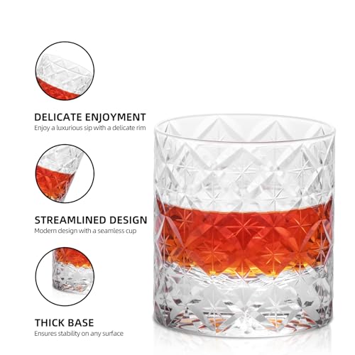 Classic Whiskey Glasses Set of 2 (2 Count)