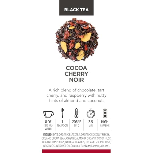 Cocoa Cherry Noir Loose Leaf Black Tea