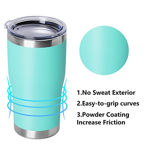 20oz Tumbler with Lid Stainless Steel Tumblers Bulk (12 Count)