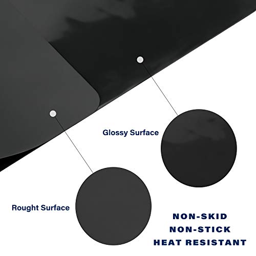 Black Extra Large Silicone Mat