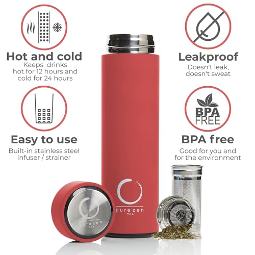 Insulated Tea Infuser Bottle