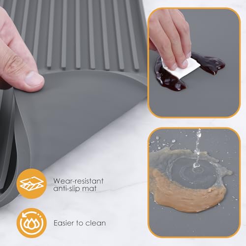 Silicone Coffee Mat with Raised Edges
