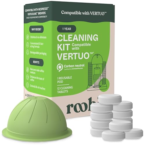 Cleaning Pods Compatible with Nespresso Vertuo (12 Count)
