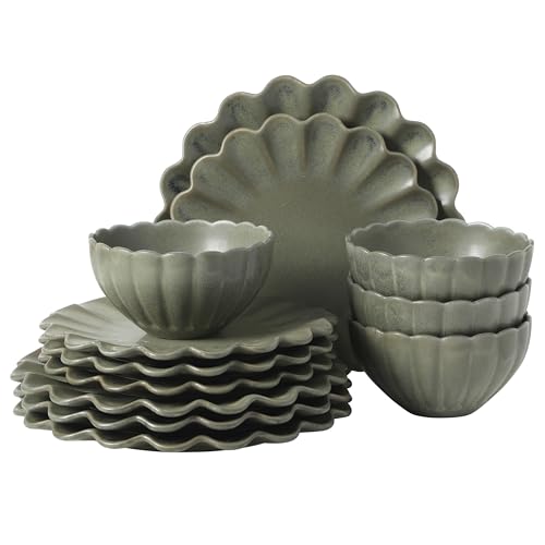 Bistro Fleur Plates and Bowls Sets