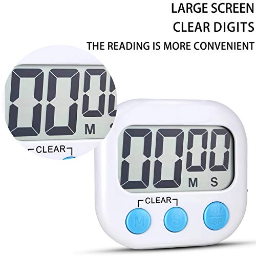 Digital Kitchen Timers for Cooking (2 Count)