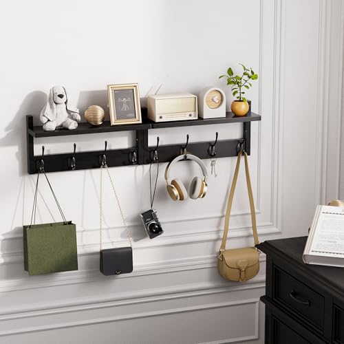 Coat Rack with Shelf (2 Count)