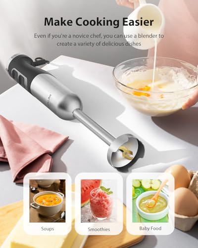 1000W Powerful Immersion Blender Handheld
