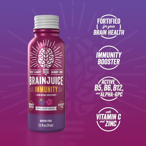 Huckleberry Hibiscus Nootropic Supplement Shot (30 Fl Oz)