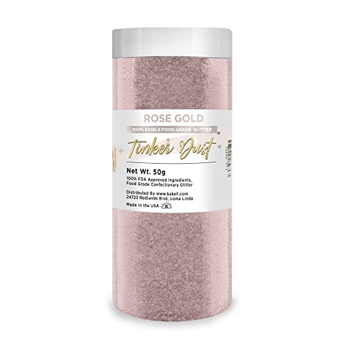 Rose Gold Edible Glitter