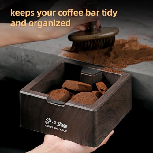 Square Espresso knock Box 16cm