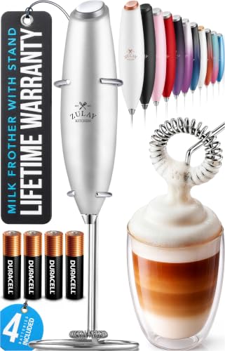 Powerful Milk Frother Wand With Duracell Batteries