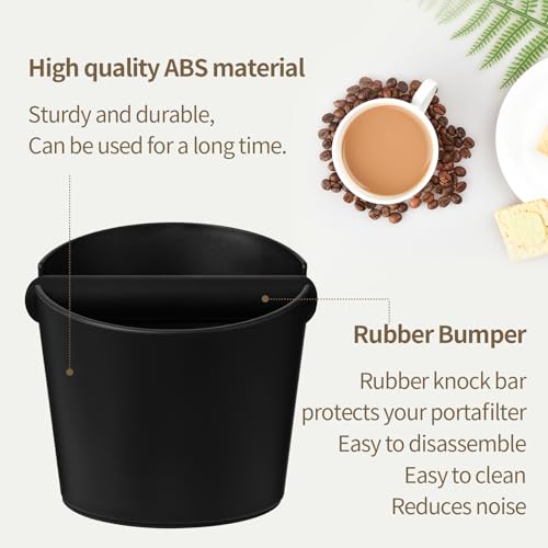 6.3Inch Knock Box Large Espresso Knock Box Shock