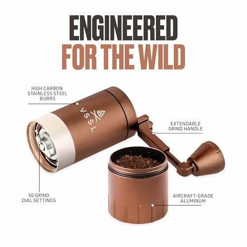 VSSL Java G25】Premium Manual Coffee Grinder