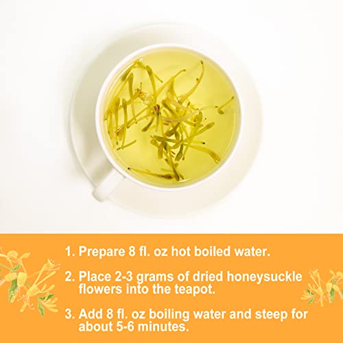 Dried Honeysuckle Flowers (2.5 Ounce)