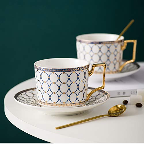 European style cup and saucer set (2 Count)