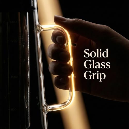 Sleek 1.4L 48oz Glass Cold Brew Coffee Maker Pitcher