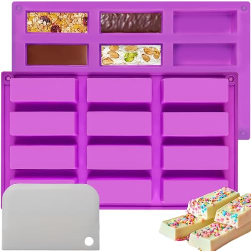 12 Cavity Candy Bar Mold (2 Count)