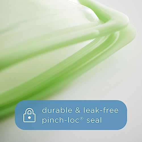 Premium Reusable Silicone Food Storage Bags (3 Count)