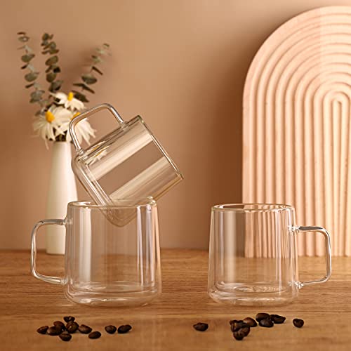 Double Walled Glass Coffee Mugs