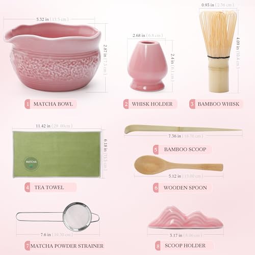 Pink Matcha Set (8 Count)